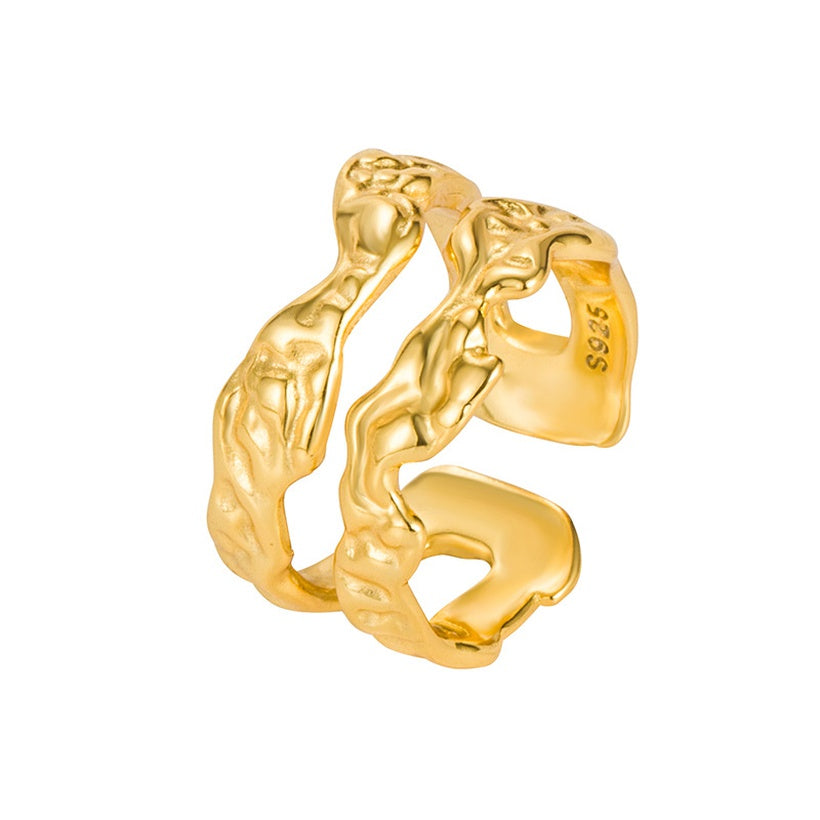 Waves - 18K Gold Ring