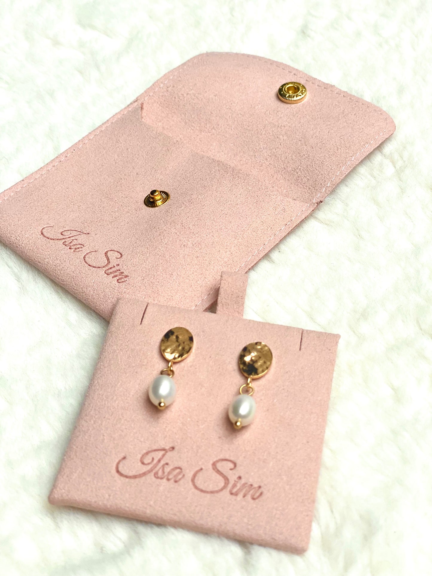 Máiréad - 18K Gold Baroque Freshwater Pearls Earrings