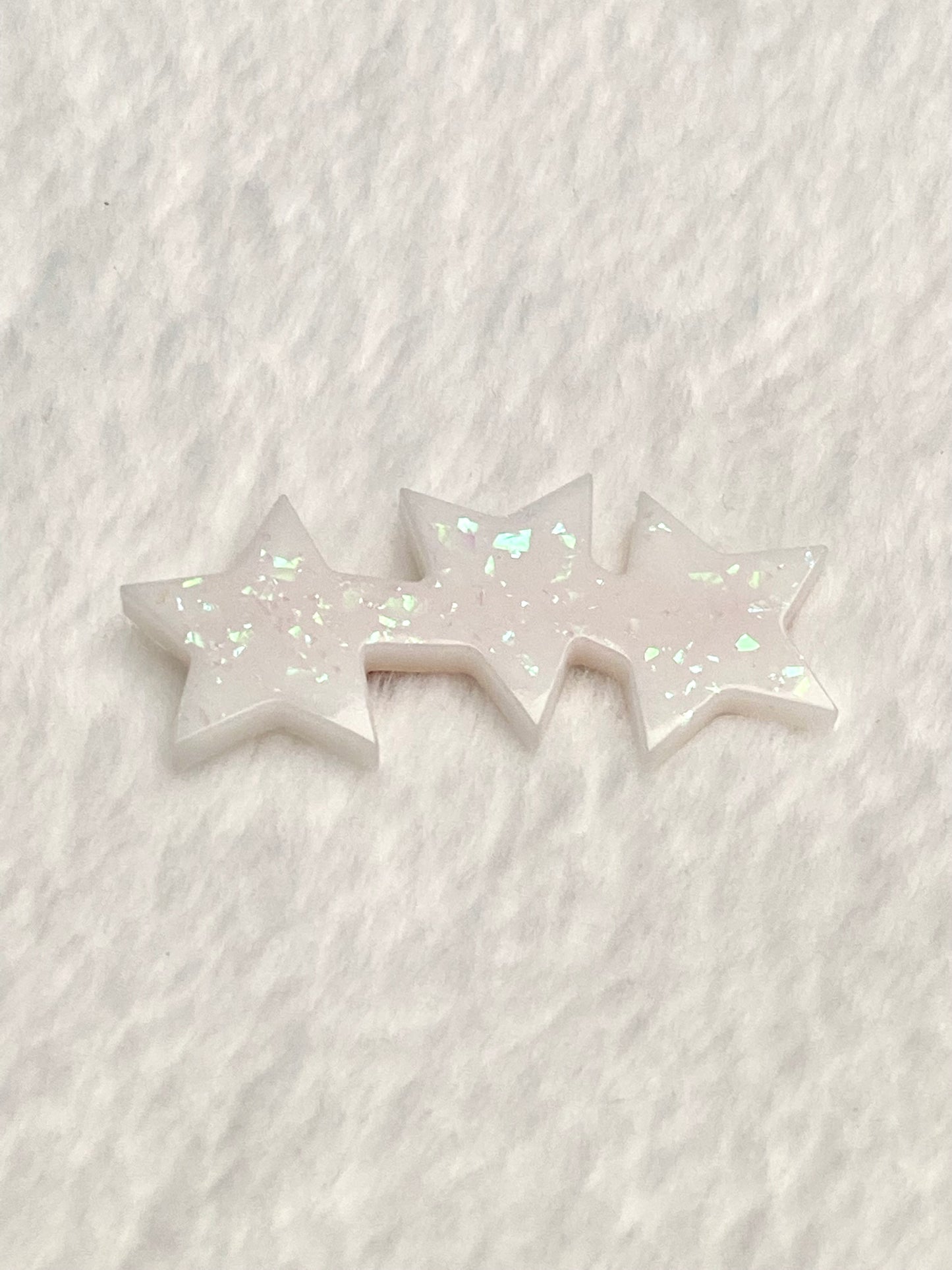 Stars Resin Hair Clip