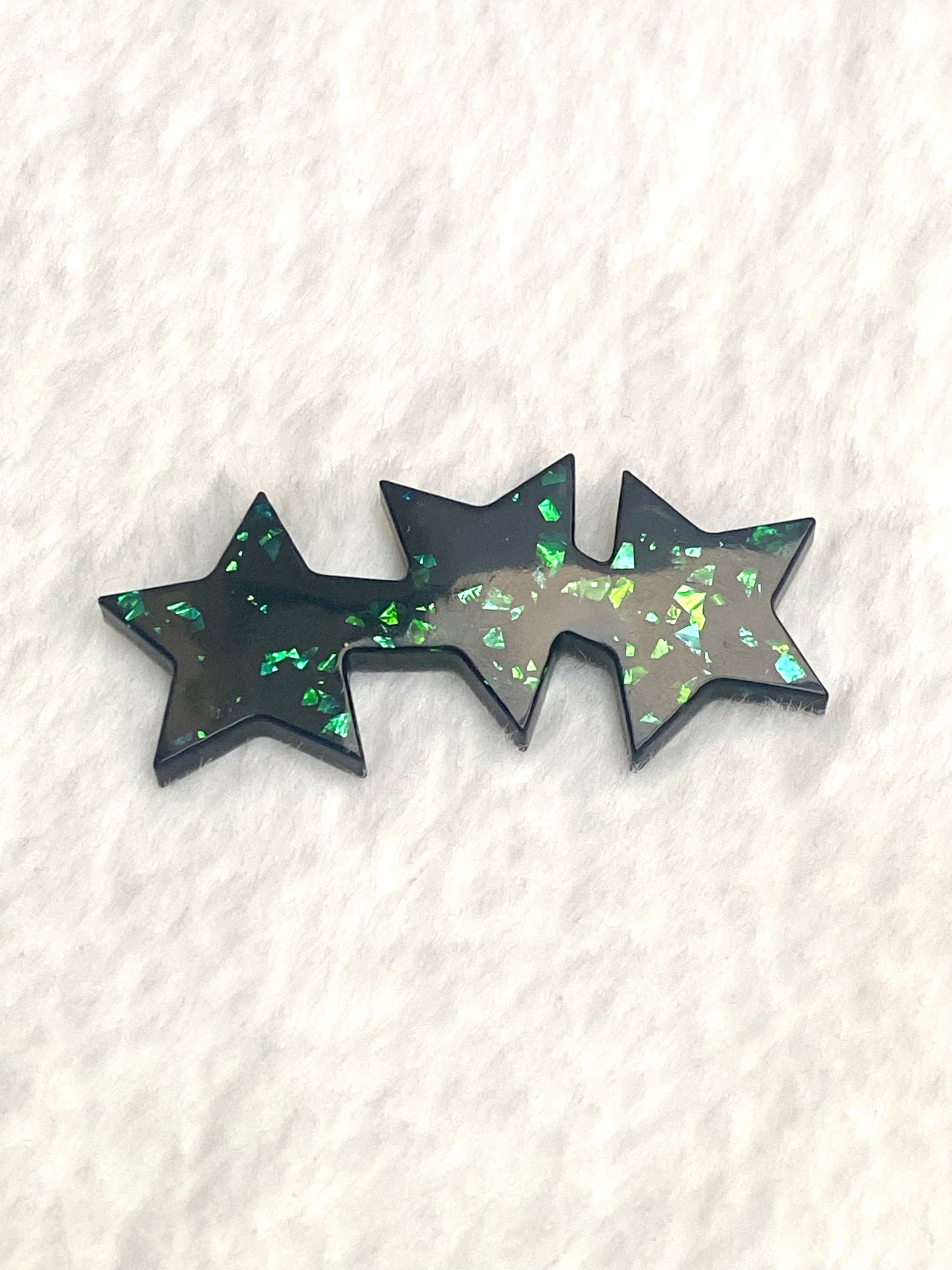 Stars Resin Hair Clip