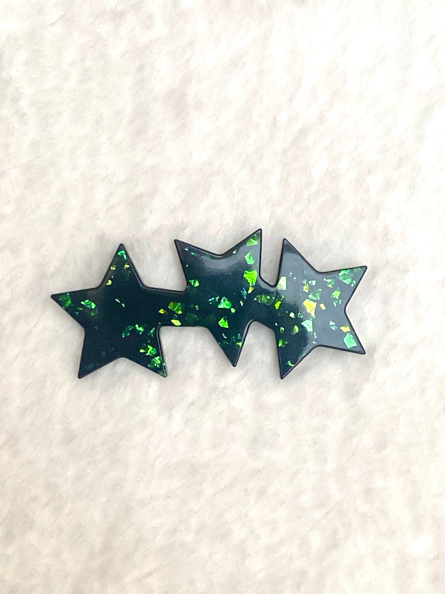 Stars Resin Hair Clip