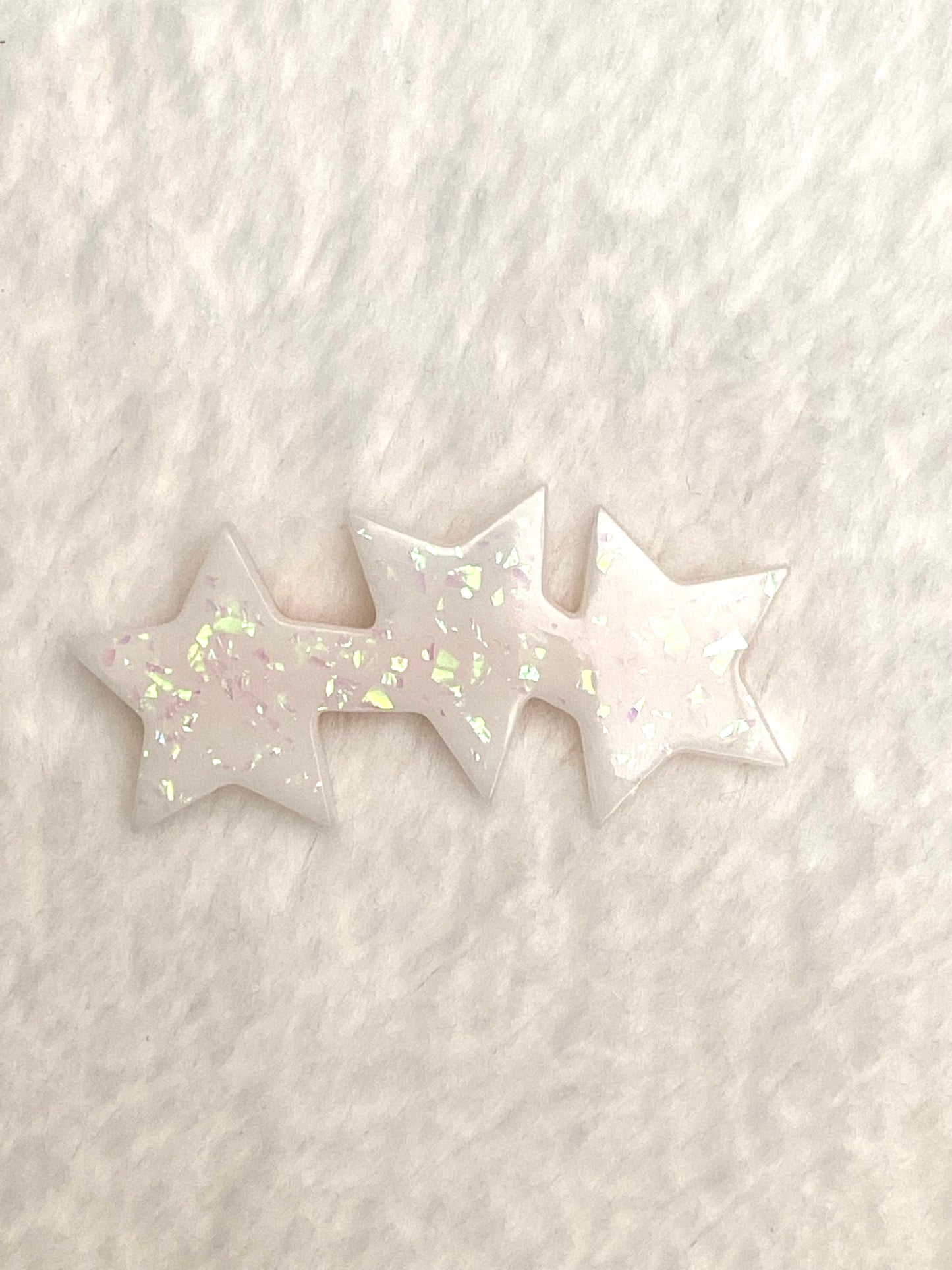 Stars Resin Hair Clip