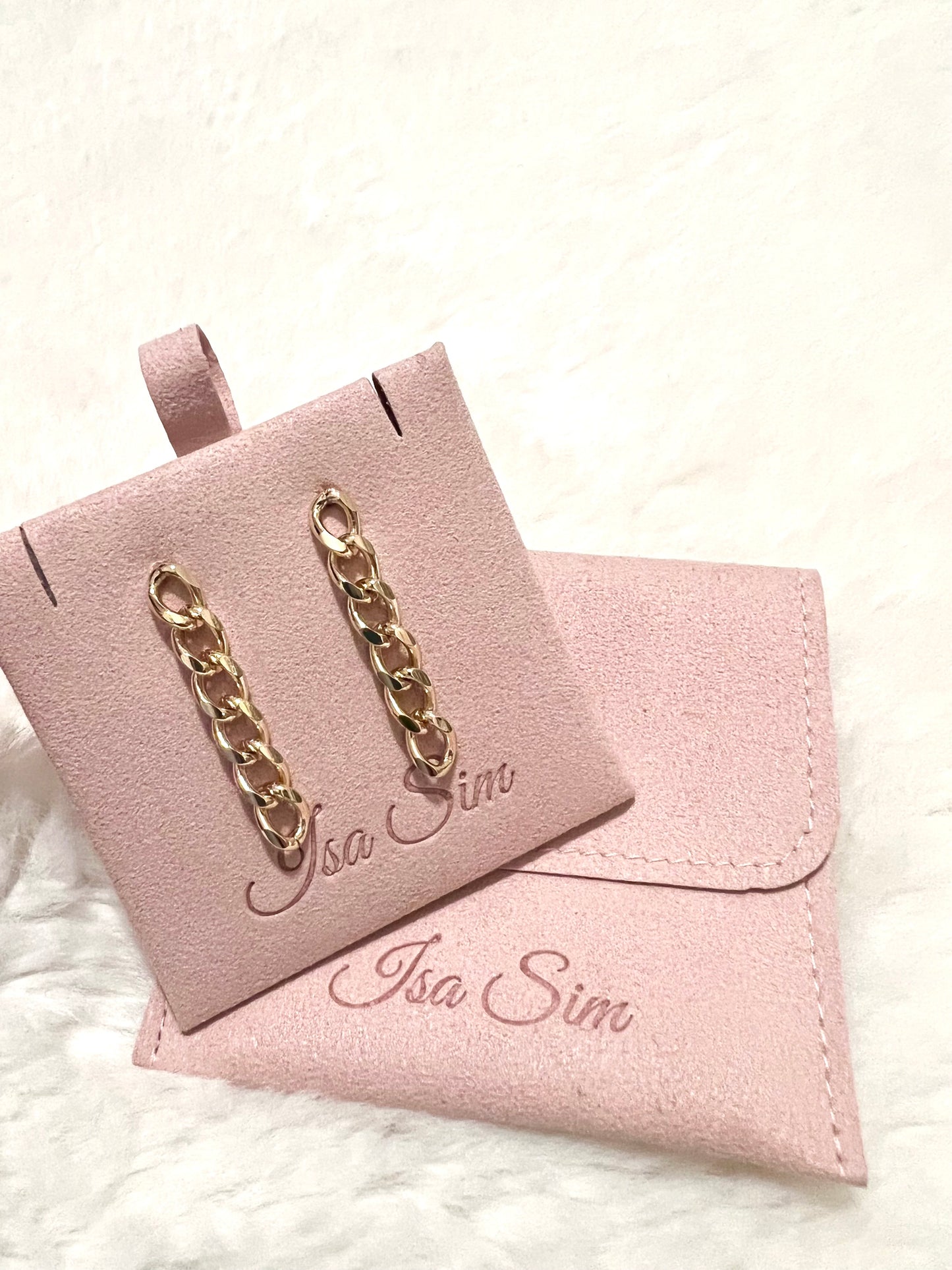 Kyda - 18K Gold Chain Earrings