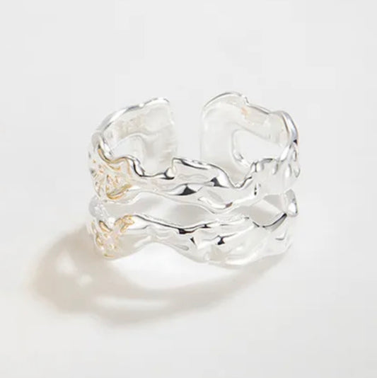 Waves - Sterling Silver Ring