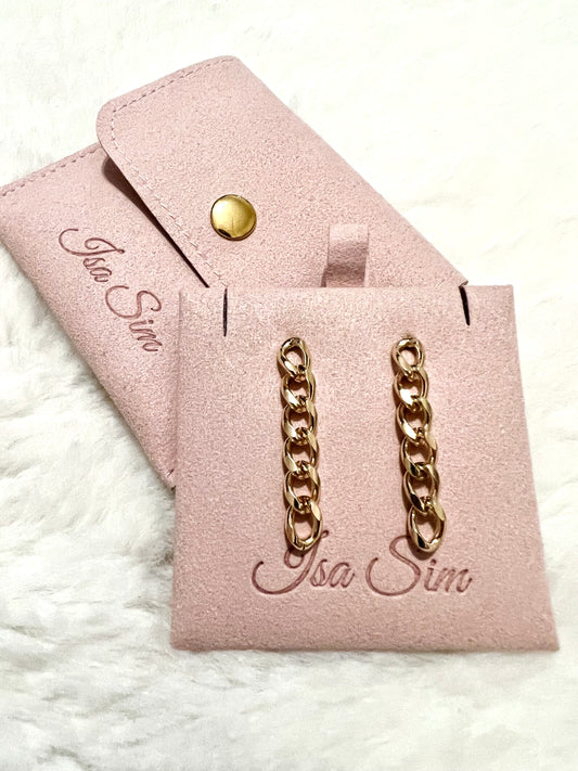 Kyda - 18K Gold Chain Earrings